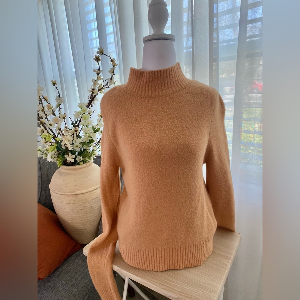 Forever 21 Warm Camel Turtleneck Sweater